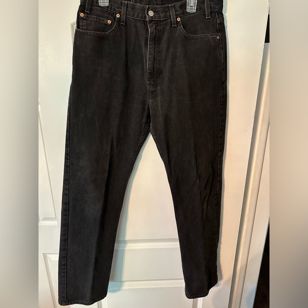 Vintage Levi’s 505 Men’s 36x32 Black Wash Baggy Y2K